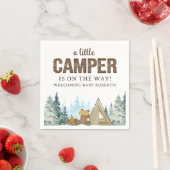 Rustikale kleine Camper Kinderdusche Serviette (Beispiel)