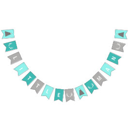 Rustikale kleine Mann-Party-Fahne Wimpelkette