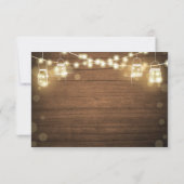 Rustikale kleine Pumpkin Baby Dusche bringen ein B Einladung (Rückseite)