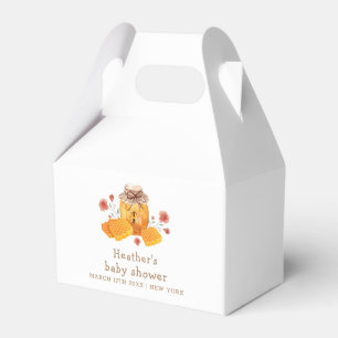 Rustikale Kleine Wildblume Honey Bee Baby Dusche Geschenkschachtel