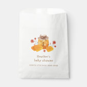 Rustikale Kleine Wildblume Honey Bee Baby Dusche Geschenktütchen (Vorderseite)