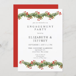 Rustikale Knüppel der Heiligen Weihnachtsbindungsp Einladung