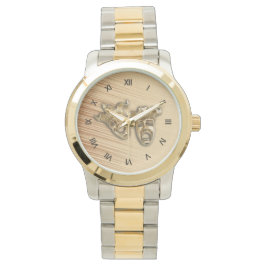 Rustikale Komödie und die Masken des Tragedy Theat Armbanduhr