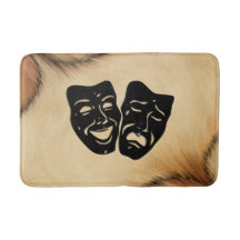Rustikale Komödie und die Masken des Tragedy Theat