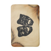 Rustikale Komödie und die Masken des Tragedy Theat Badematte (Vorderseite Vertikal)