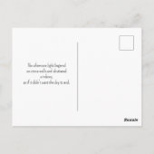 Rustikale Kopfsteinpflasterstraßen Europäisches Do Postkarte (Rückseite)