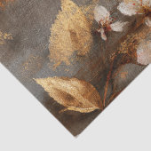 Rustikale Korallen-Blumen nahtloses Decoupage Seidenpapier (Ausschnitt)
