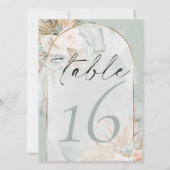 Rustikale Korallenflorale Rose Wasserfarbe Einladung (Rückseite)