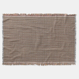 Rustikale Korbdecke Muster braun Blanken Decke