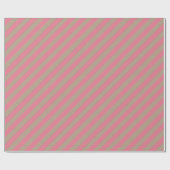 Rustikale Kraft Dusty Rose Rosa Breitband Urlaub Geschenkpapier (Flach)