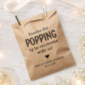 Rustikale Kraft Gelassen Liebe Grow Seed Gastgesch Geschenktütchen (Ausgeschnitten)