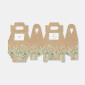 Rustikale Kraft Greenery Blätter Wedding Geschenkschachtel (Ungefaltet)
