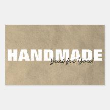 Rustikale Kraft Handmade just for You Business/Gif