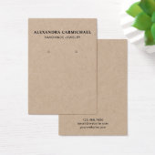 Rustikale Kraft Handmade Schmuckkollektion Ohrring (Schreibtisch)