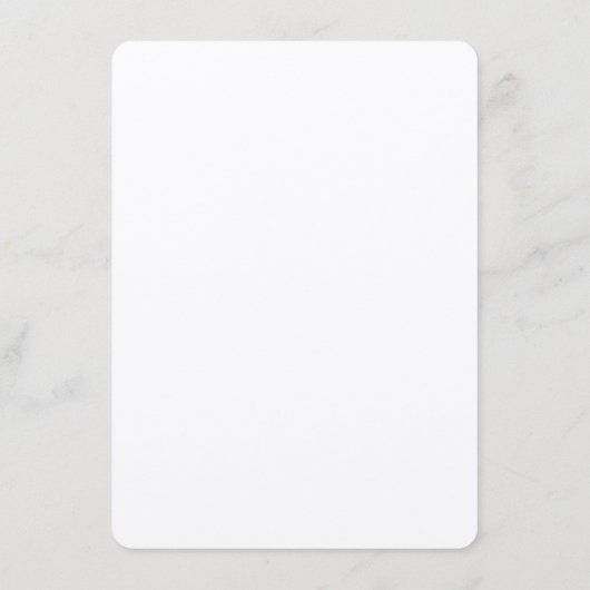 Rustikale Kraft Hochzeitsabdeckung, Herzkalligrafi Begleitkarte (Rückseite)