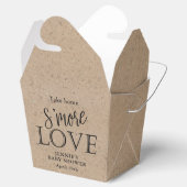 Rustikale Kraft ist ein maßgeschneiderter Ausstieg Geschenkschachtel (Geöffnet)