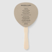 Rustikale Kraft-Jagd ist über den Händefan Fächer (Rückseite)