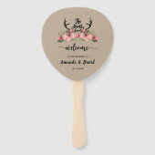 Rustikale Kraft-Jagd ist über den Händefan Fächer (Vorderseite)