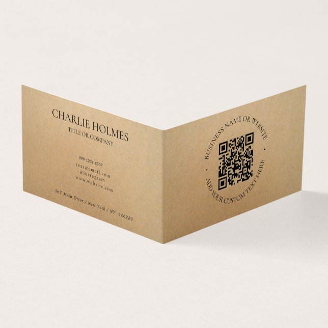 Rustikale Kraft Moderne, stilvoll Beruflich (Vorderseite)