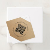 Rustikale Kraft Moderne, stilvoll Beruflich Geschenkanhänger (Beispiel)