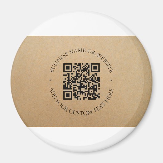 Rustikale Kraft Moderne, stilvoll Beruflich Magnet (Vorne)