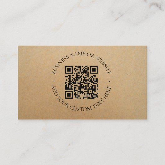 Rustikale Kraft Moderne, stilvoll Beruflich Visitenkarte (Vorderseite)