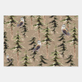 Rustikale Kraft-Öle in einem Wald Geschenkpapier Set (Vorderseite 2)