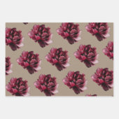 Rustikale Kraft Papier Burgund Rote Zwerge (Vorderseite 2)