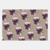 Rustikale Kraft Papier rote Blume auf Steppe (Vorderseite 3)