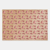 Rustikale Kraft Papier Roter Trakt Hirsch Hare Rab (Vorderseite 2)