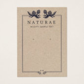 Rustikale Kraft Pine Cones Earring Juwelier Displa (Vorderseite)