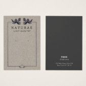 Rustikale Kraft Pine Cones Earring Juwelier Displa (Vorne & Hinten)