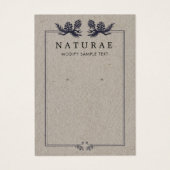 Rustikale Kraft Pine Cones Earring Juwelier Displa (Vorderseite)