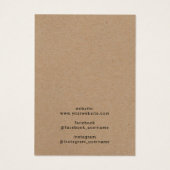 Rustikale Kraft-Schmuck-Kette (Rückseite)