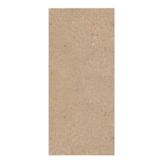 Rustikale Kraft-Swash-Script-Karte Werbekarte (Hinten)