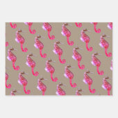 Rustikale Kraft Unterwasser-Farbenspiele Geschenkpapier Set (Vorderseite)