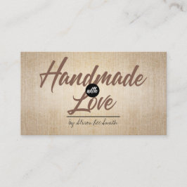 Rustikale Kraft Visitenkarte