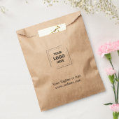 Rustikale Kraft Werbeproben-Tüte Geschäft-Logo Geschenktütchen (Versiegelt)
