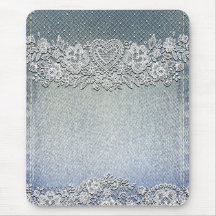 Rustikale Kraft & White Lace Lacy Bauernhaus Chic