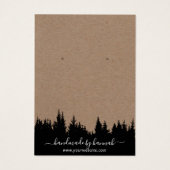 Rustikale Kraftwald-Handarbeit (Rückseite)