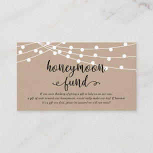 Rustikale Kraftzeichenleuchten, Hochzeitsfond Begleitkarte