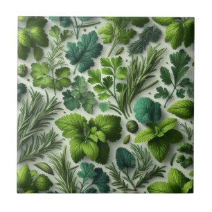 Rustikale Kräuter-Farmhouse-Küchendekoration Keram Fliese