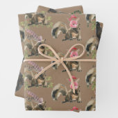 Rustikale Krawattenwickler, für ein Party verkleid Geschenkpapier Set (Beispiel)