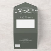 Rustikale Kreide-Zeichenketten-Initialen schreiben All In One Einladung (Außenbereich)