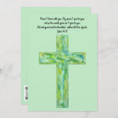 Rustikale Kreuzblütenkarte Dankeskarte (Vorne/Hinten)