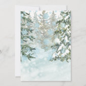 Rustikale Krippe Bauernhof Ferienhaus Einladung (Rückseite)