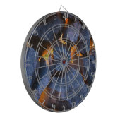 Rustikale kroatische Stone Wall Fotografie Dartscheibe (Vorderseite Links)