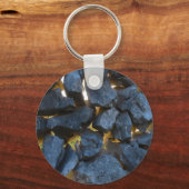 Rustikale kroatische Stone Wall Fotografie Schlüsselanhänger (Vorderseite)