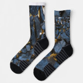 Rustikale kroatische Stone Wall Fotografie Socken (Links)