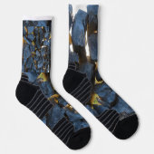 Rustikale kroatische Stone Wall Fotografie Socken (Rechts)